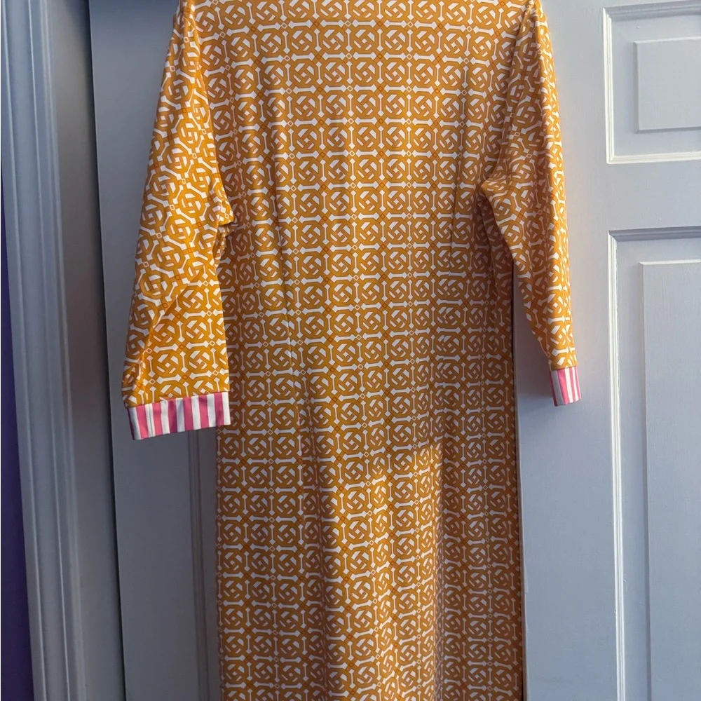 J.McLaughlin Pink and Yellow Dress - Picture 2 of 4